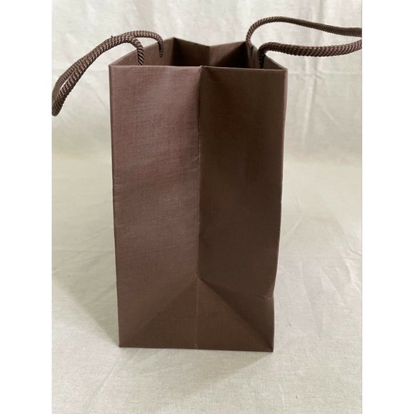 Louis Vuitton Paper Reusable Shopping Bag Brown 7" x 8.5" x 4" - Picture 3 of 5